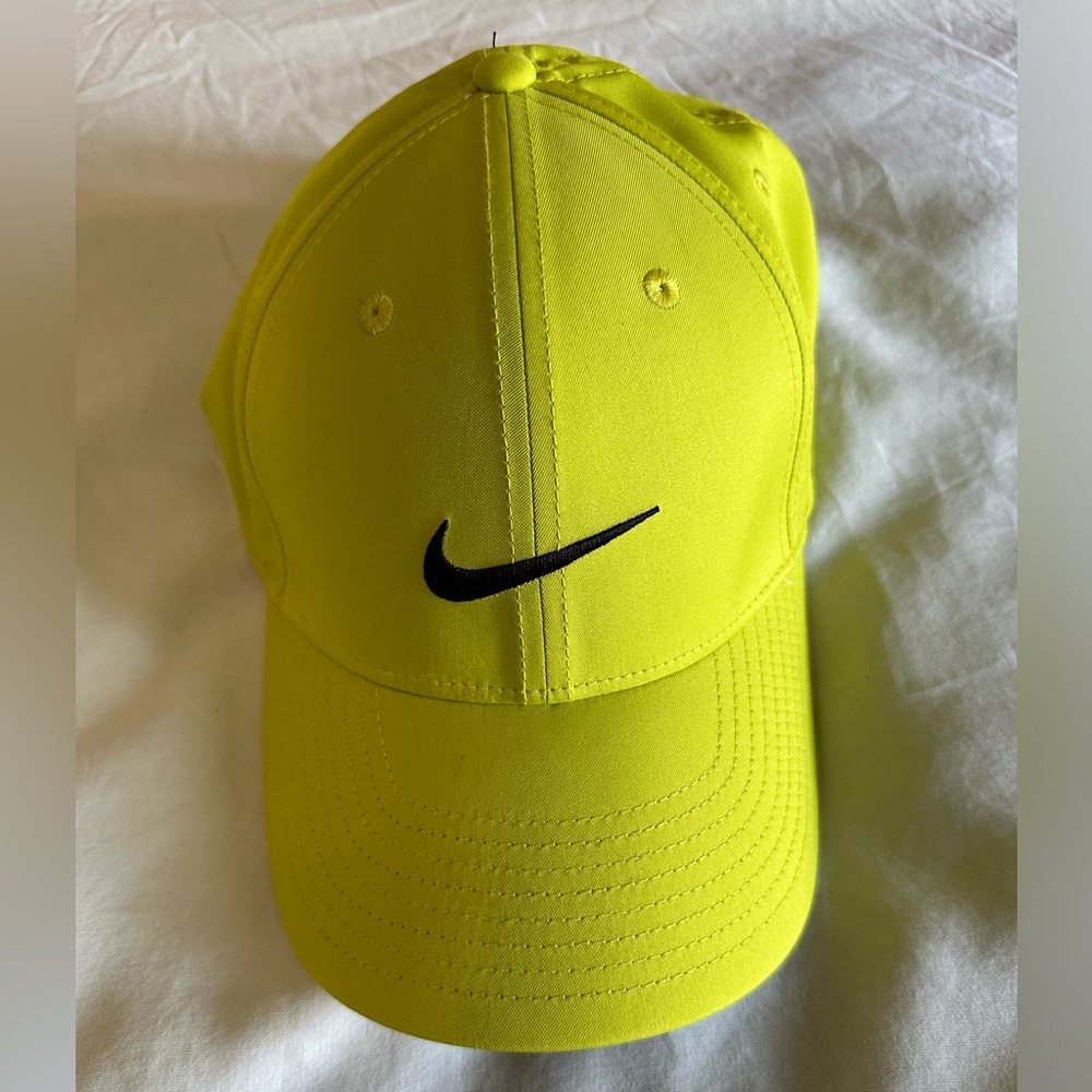 Neon Yellow Green Nike Legacy91 Dri-Fit Adjustable Hat